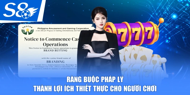 Ràng buộc pháp lý thành lợi ích thiết thực cho người chơi