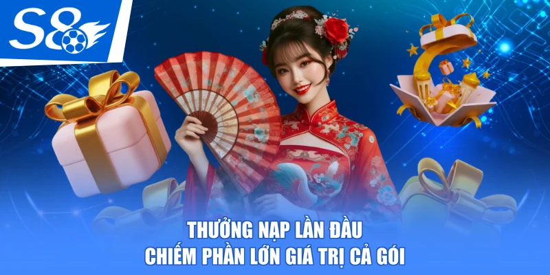 Thưởng nạp lần đầu chiếm phần lớn giá trị cả gói